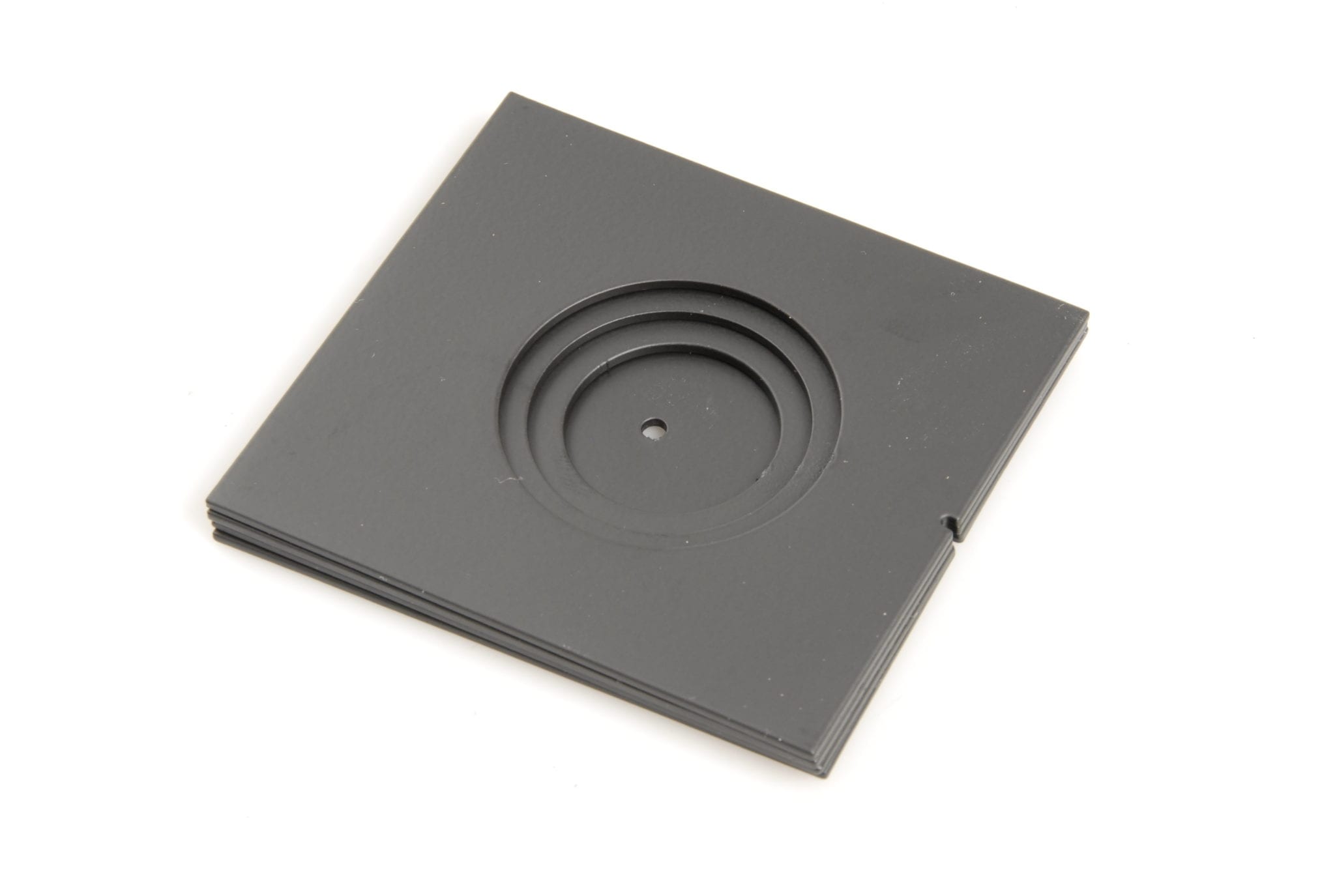 thumbnail interactive-video image 1 of Cambo 162x162mm Lens Board For Copal #1 Shutter - 4x5 Large Format Camera - 41.6mm Hole 1 of 4