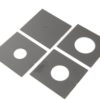 Linhof 23 Lens Board. 74mm x 82mm; No shutter hole. Graded: NEW [#084.X] - Image 4