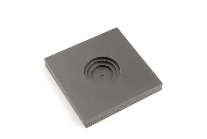 MPP Lens Board. 100mm x 100mm; No shutter hole. Graded: NEW [#083.X] - Image 3