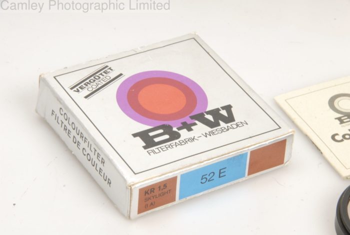 B+W 52E 52mm KR1.5 Skylight Filter. Graded: EXC [#5680] - Image 3