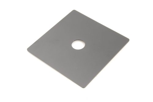DeVere Lens Board. 142mm x 142mm; Copal #00 – 26.3mm. Graded: NEW [#090.00]