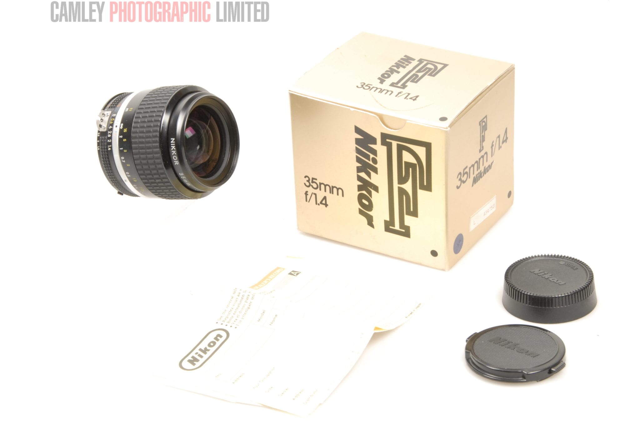 Nikon 35mm AIS Boxed and Condition – 3E [6404