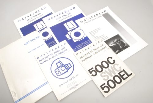 Hasselblad UK Catalogue Pricelists. Graded: EXC+ [#6541]
