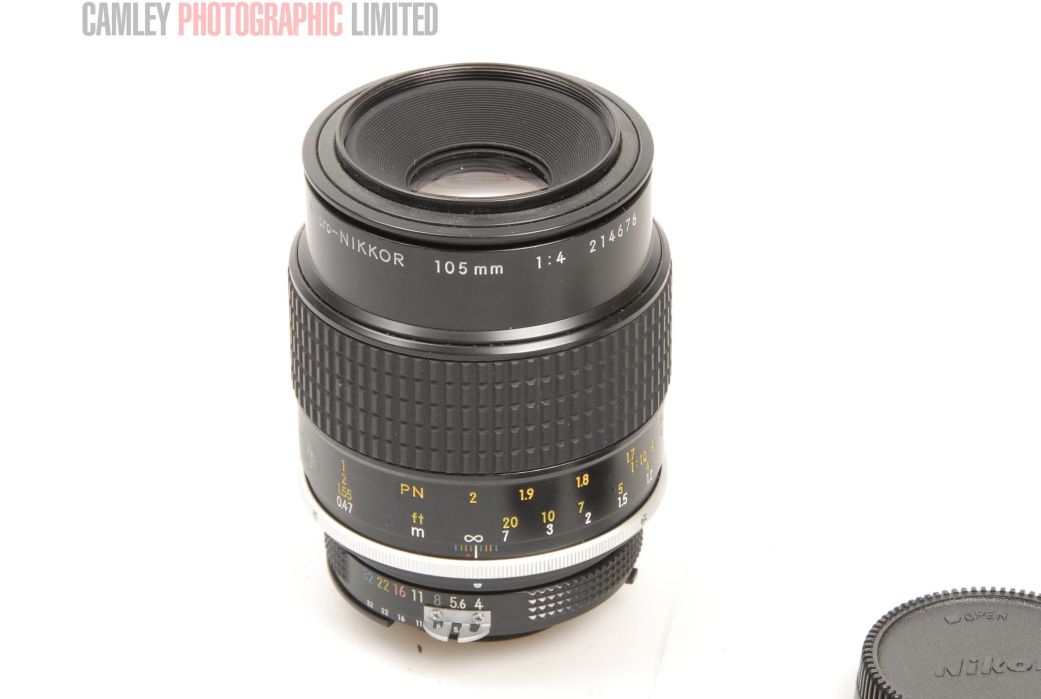 Nikon AI 105mm f4 MicroNikkor Lens. Graded EXC+ [6364] Camley