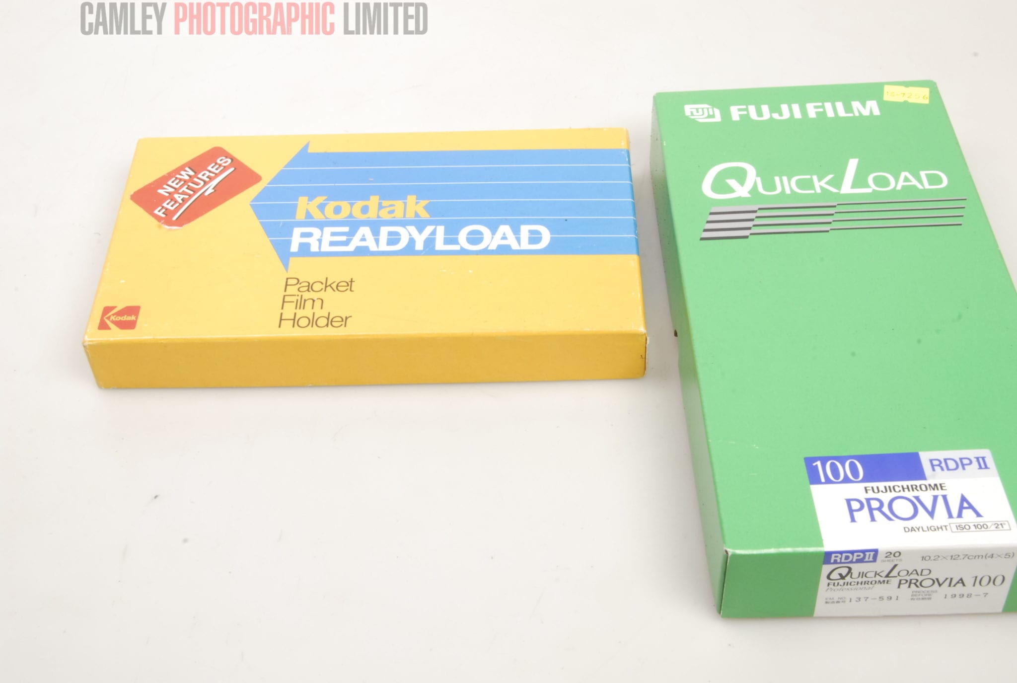 Fuji 7 Frames Expired 4×5 Provia and Kodak Film. Graded EXC+ [7256