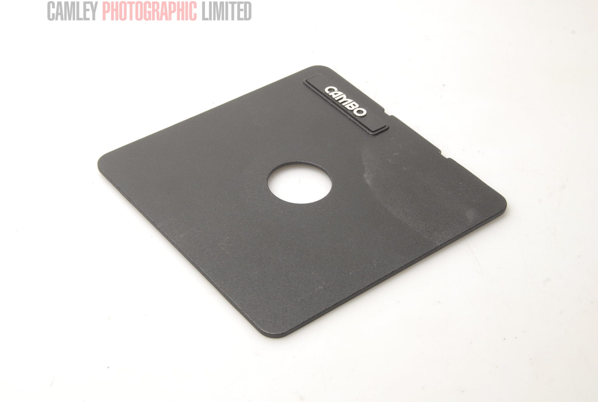Planchette Porte-Objectif Cambo Grand Format – Pour Obturateur Copal #1 – Fabriqué Hollande