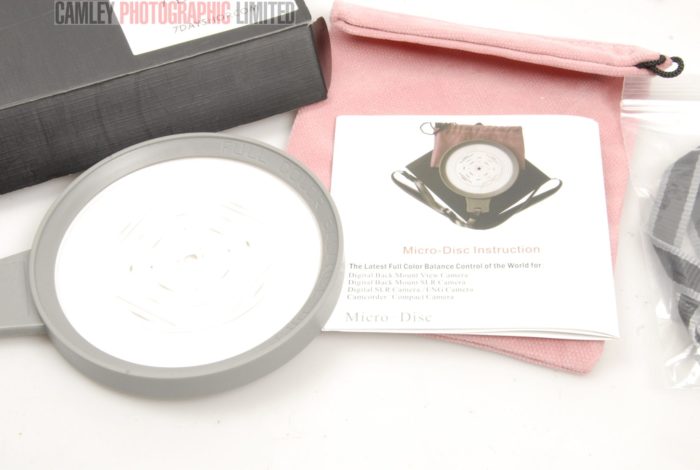 Full Colour & White Balance Lens Micro-Disc . Graded: LN- [#7426] - Image 2