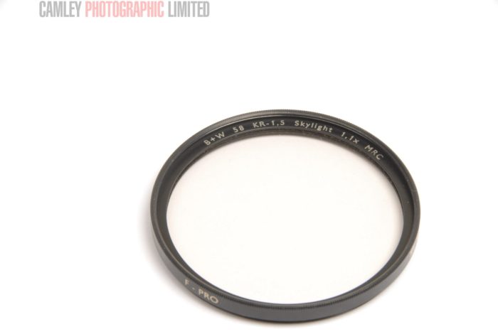 B+W F-Pro 58mm KR 1.5 Skylight 1.1x MRC Filter. Graded: EXC+ [#7964] - Image 2