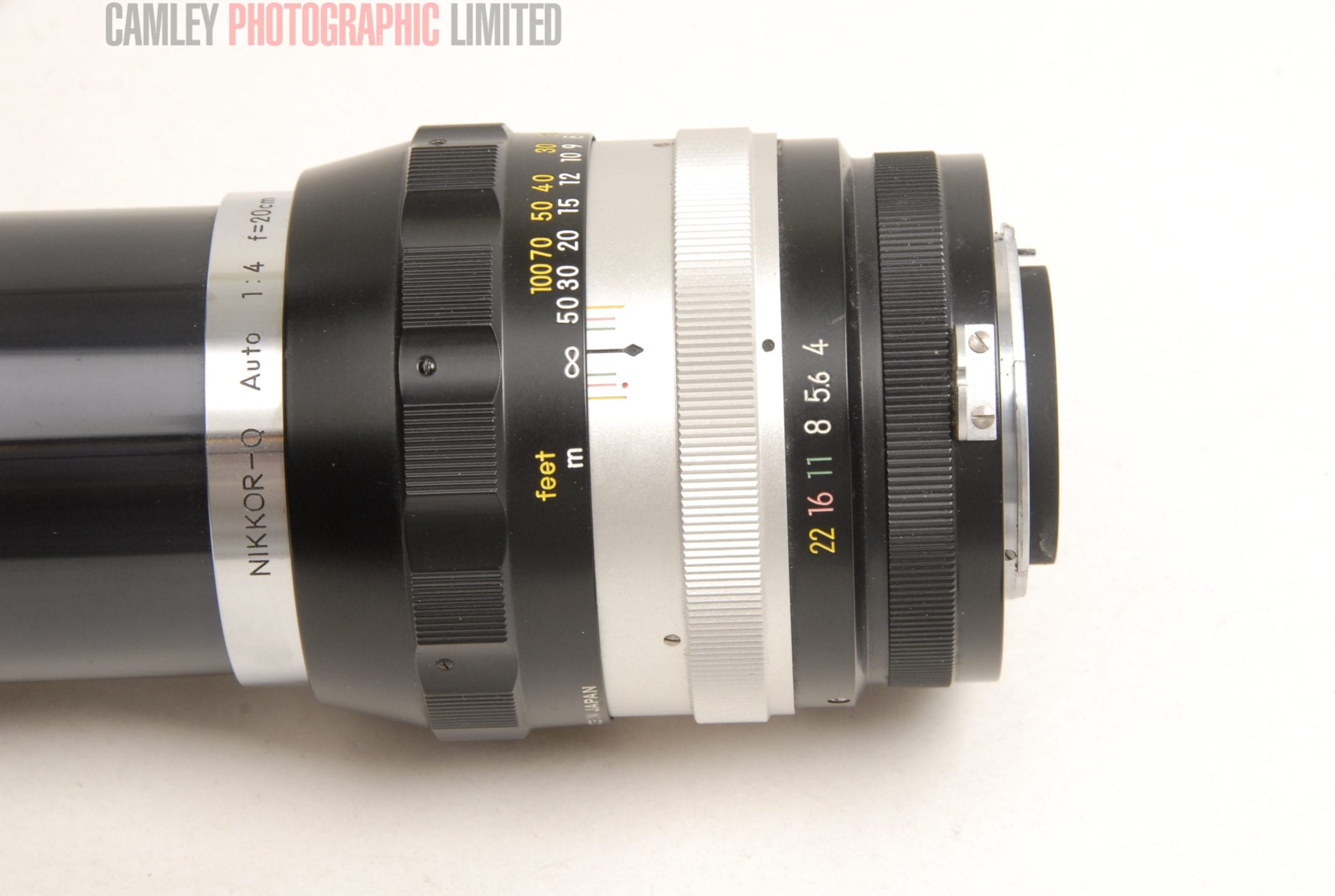 Nikon f4 20cm 200mm preAI Lens. NikkorQ. Graded LN [8038] Camley