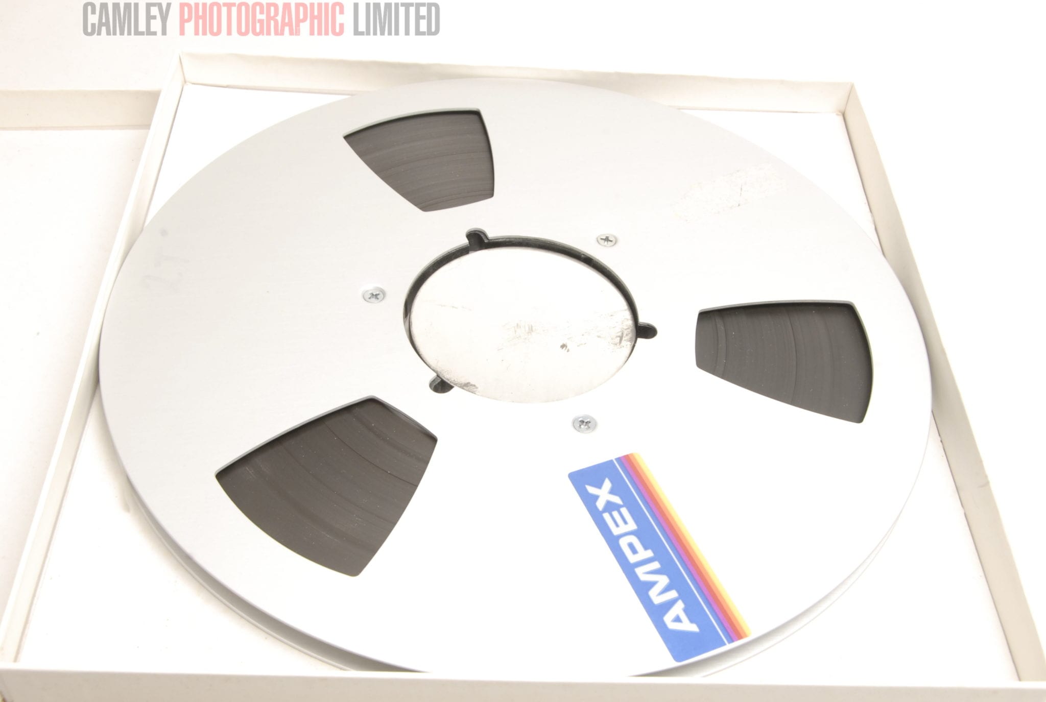 10.5 inch Metal Spool with Reel to Reel Tape. [8032] Camley