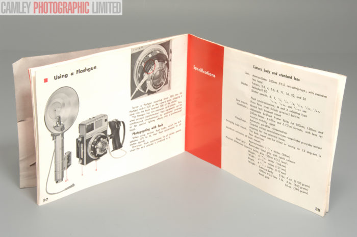 Mamiya Press Super 23 Medium Format Manual. Excellent. Graded: EXC+ [#10202] - Image 2