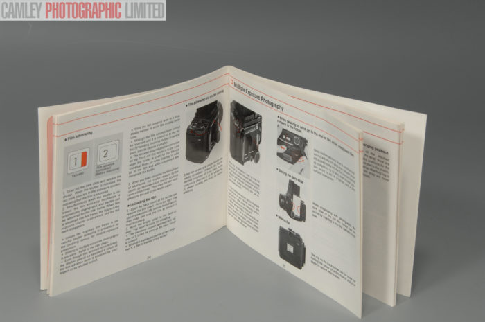 Mamiya RB67 Pro-S Medium Format Camera Manual. Graded: EXC+ [#10272] - Image 2