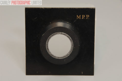 MPP Mk I-VII Cone Lens Board Copal 0 for Wide Angle Lens. Graded: EXC [#10340]