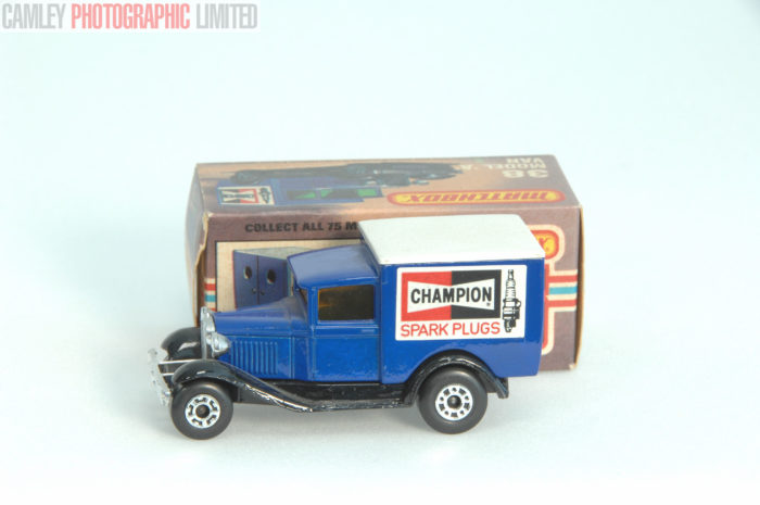 Matchbox 38 Model A Van. Champion. Boxed. Mint (38). Graded: LN- [#9770] - Image 3
