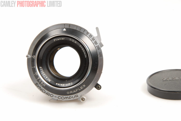 Carl Zeiss Planar f2.8 80mm Lens w/ Large Format Shutter. Graded: LN- [#5443] - Image 4