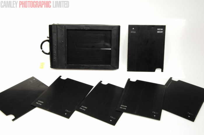 Graflex Grafmatic 4x5 Film Holder with 6 Septums. BROKEN. Graded: AS-IS [#9414] - Image 3