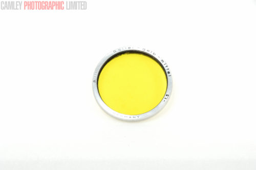 Rolleiflex Medium Yellow Filter -1.5 Bayonet III. Graded: EXC [#9537]