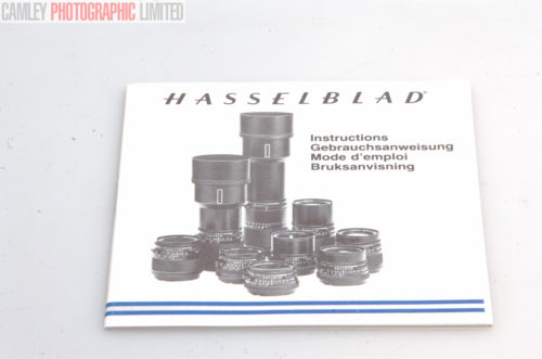 Hasselblad CF Lens Instructions. Graded: EXC- [#8501]