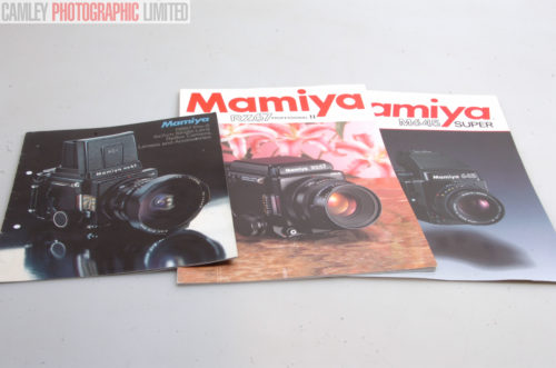 Mamiya M645 RB67 RZ67 Sales Brochures. Graded: EXC+ [#8512]