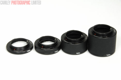 Rolleiflex SL2000F Extension Tubes. Set of 4. Graded: EXC+ [#9623]