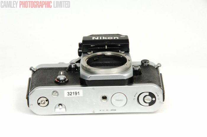 Nikon F2 Photomic Chrome Body. Serviced, not metering. Graded: EXC+ [#9639] - Image 6