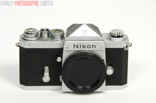 Nikon F Body in Chrome. 1966. Nippon Kogaku body cap. Graded: EXC+ [#9637]