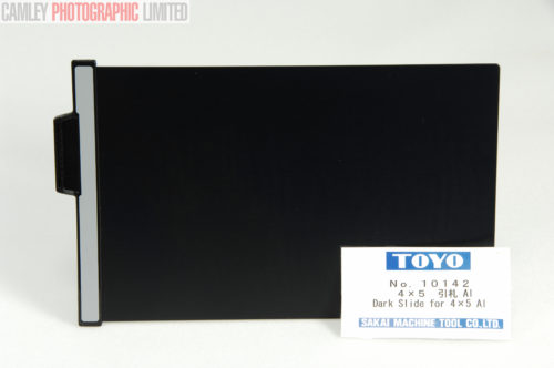 Toyo 4x5 Dark Slide for Film Holders. Brand New from Japan (10142). Graded: NEW [#94]