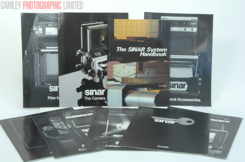 Sinar A4 Sales Brochures Catalogues and Manuals. Graded: EXC+ [#9551]