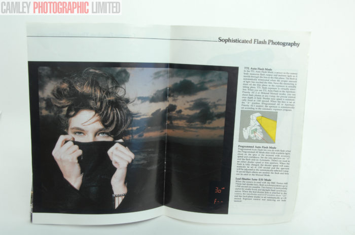 Pentax 645 Medium Format Camera Sales Brochure from 1984. Graded: EXC [#9550] - Image 3