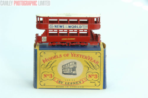 Yesteryear 1907 London E Class Tramcar. Issue 4 (Y3-1). Graded: EXC+ [#9746]