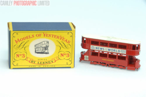 Yesteryear London E Class Tramcar Issue 3 Type A box (Y3-1). Graded: LN- [#9778]