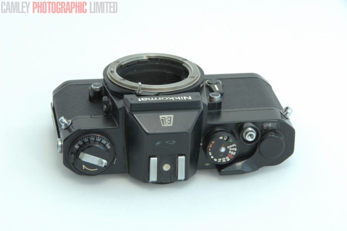 Nikon Nikkormat EL Black SLR Body. Uses pre-AI lenses. Graded: EXC+ [#9718] - Image 7
