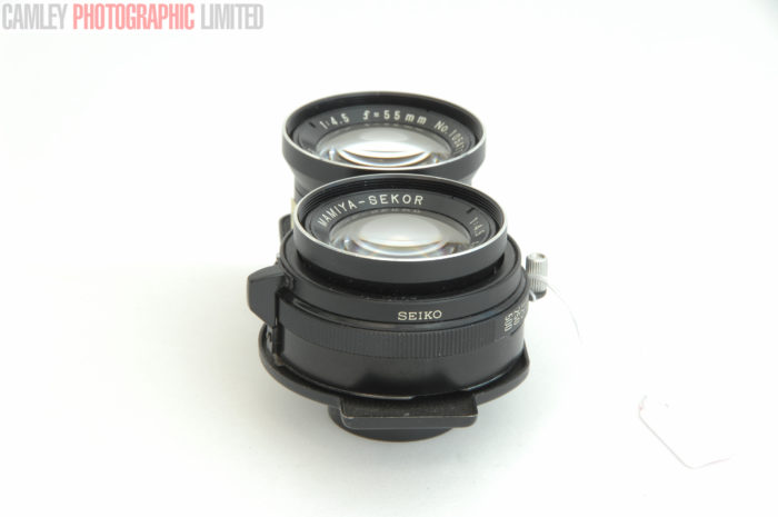 Mamiya TLR f4.5 55mm Lens. Fungus and haze. Shutter okay. Graded: BGN [#9699] - Image 4
