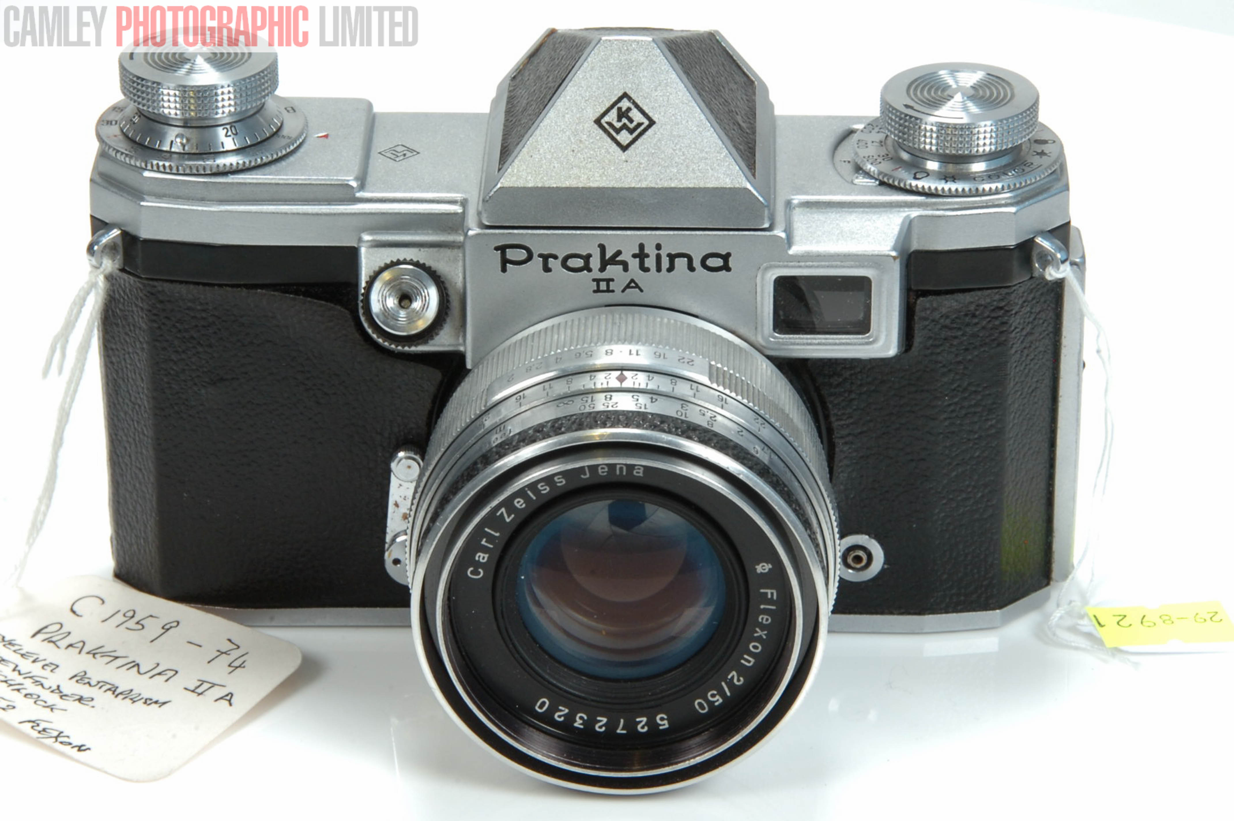 KW Praktina IIa SLR Camera /w 50mm f2 Flexon. Graded: LN- [#8921