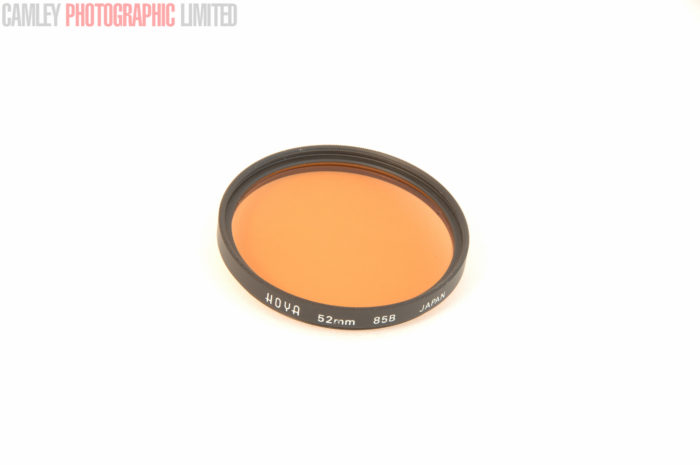 Hoya 52mm 85B Filter. Tungsten film to daylight. Graded: EXC+ [#9878] - Image 3