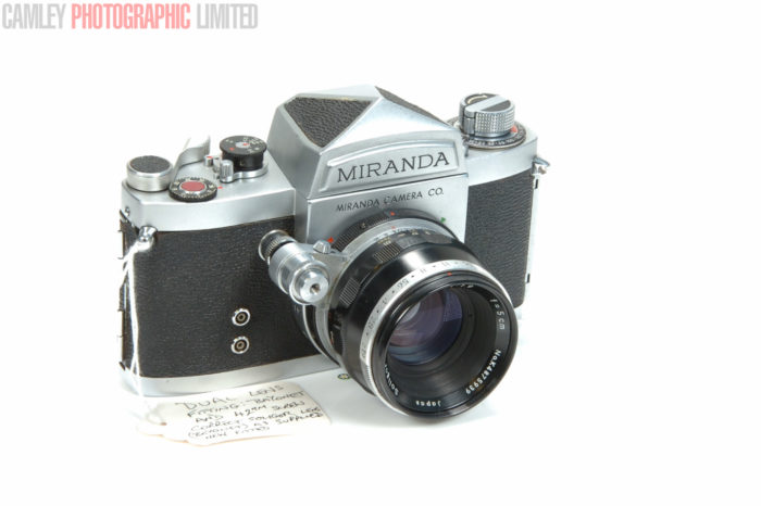 Miranda DR SLR Camera w/ f1.9 50mm Lens & WLF. Graded: EXC+ [#8920] - Image 3