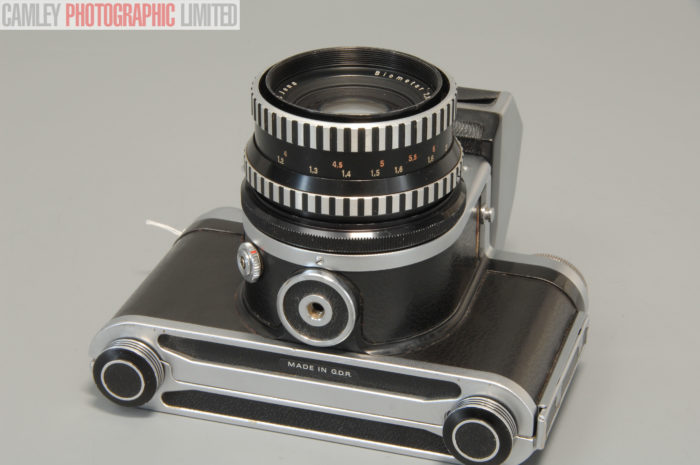 Pentacon Six TL 6x6 SLR w/ 80mm f2.8. Shutter certificate. Graded: EXC- [#10324] - Image 5