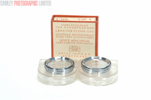 Zeiss Ikon 28.5mm 0.5m & 1.0m Close-Up Filter. Graded: EXC+ [#8933]