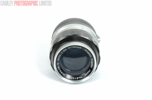 Nikon f3.5 135mm pre-AI Nikkor-Q Lens. HAZE. Graded: BGN [#8053]