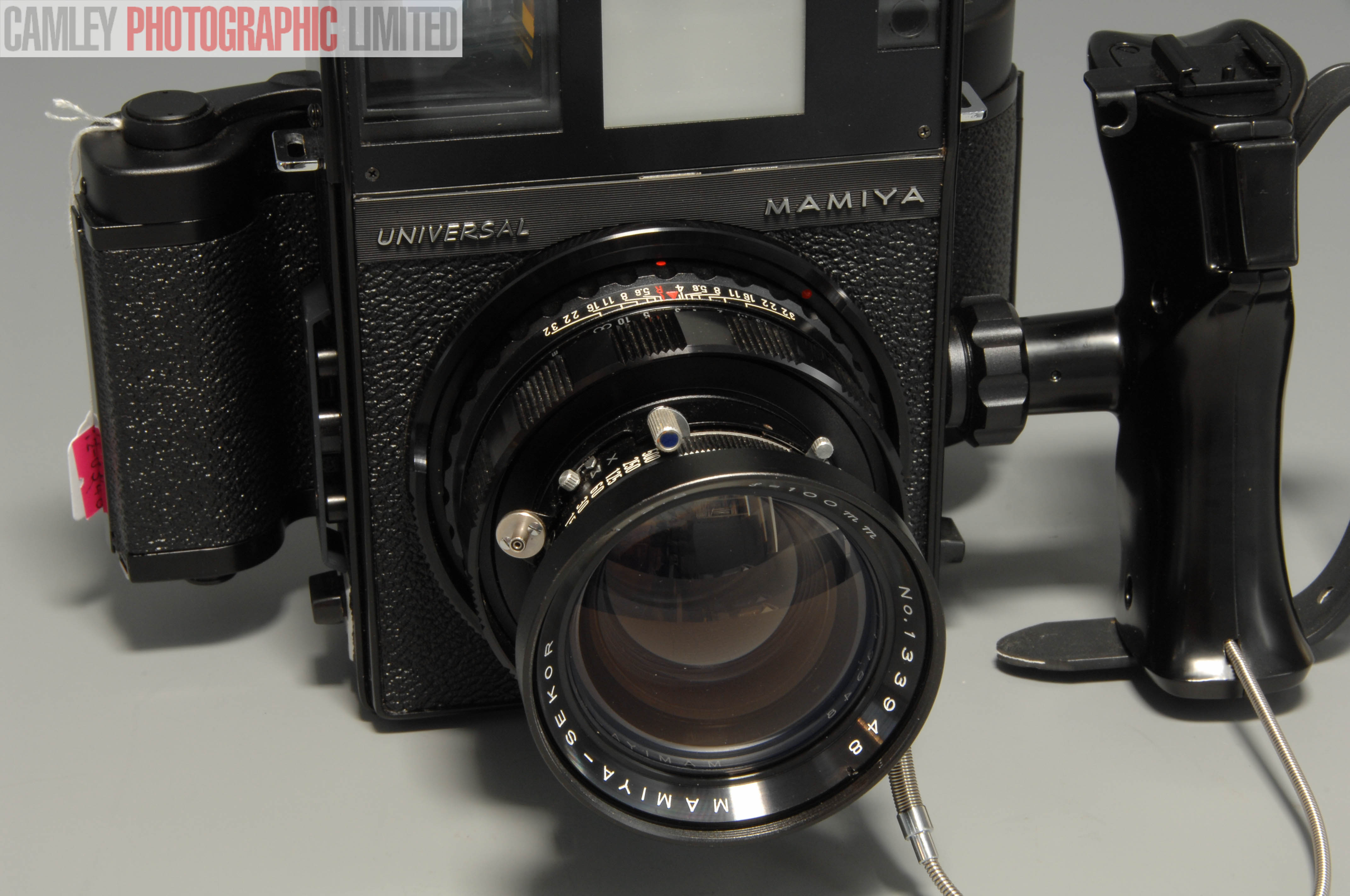 Mamiya Universal 6x9 Press Camera w/ FAST 100mm f2.8 Lens. Graded: LN-  [#10348]