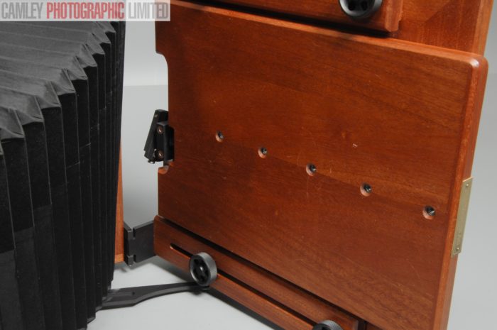 Svedovsky 8x10 Mahogany Wooden Field Camera w/ Flight Case. Graded: LN- [#10351] - Image 8
