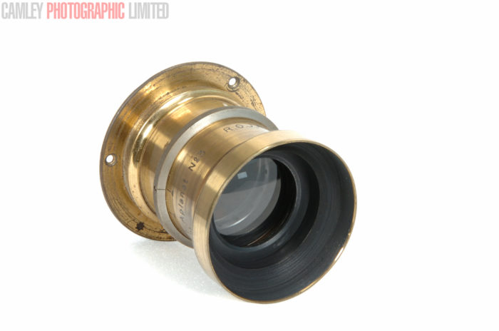 Buschs Portrait Aplanat Brass Lens No.3 f6 11 inch. Graded: EXC+ [#8252] - Image 3