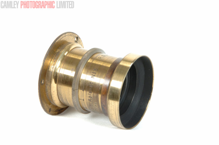Buschs Portrait Aplanat Brass Lens No.3 f6 11 inch. Graded: EXC+ [#8252] - Image 4