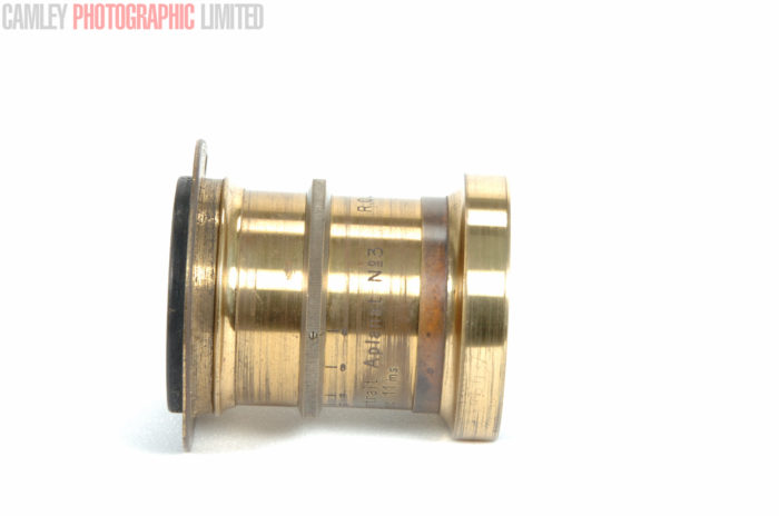 Buschs Portrait Aplanat Brass Lens No.3 f6 11 inch. Graded: EXC+ [#8252] - Image 5
