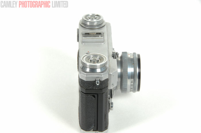 Kiev 4a Type 2 Camera w/ f2 53mm lens. Slow shutter (A85). Graded: AS-IS [#7775] - Image 5