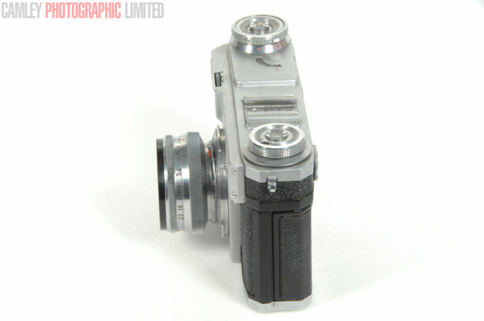 Kiev 4a Type 2 Camera w/ f2 53mm lens. Slow shutter (A85). Graded: AS-IS [#7775] - Image 11