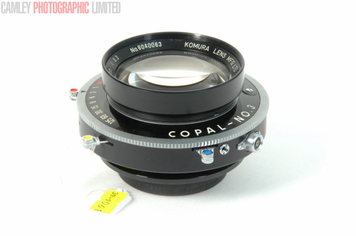 Komura 300mm f6.3 Lens and Copal #3 Shutter. Graded: LN- [#9061] - Image 4