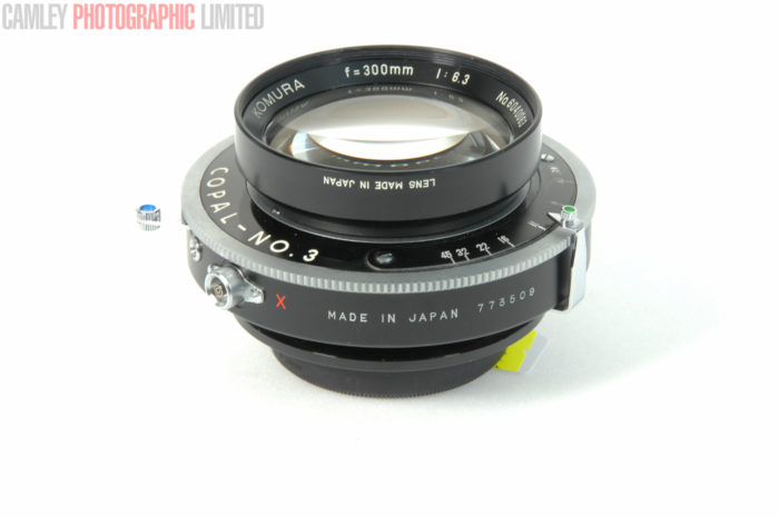 Komura 300mm f6.3 Lens and Copal #3 Shutter. Graded: LN- [#9061] - Image 5
