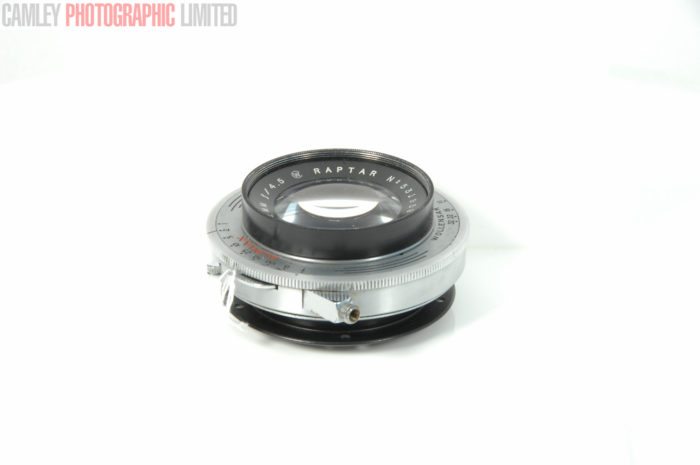 Wollensack Raptar f4.5 162mm Lens & Shutter for Alphax. Graded: EXC [#9078] - Image 4