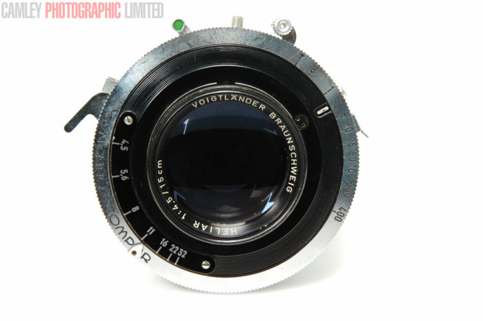 Voigtlander Heliar f4.5 15cm Lens in Shutter. Graded: EXC+ [#9322] - Image 3